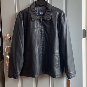 Men’s Dockers Leather Coat
